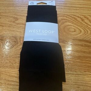 West Loop Black trouser socks 3 pack